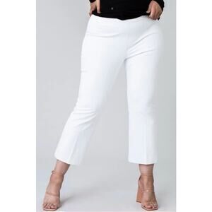 SPANX White Boot Cut Cropped Pants